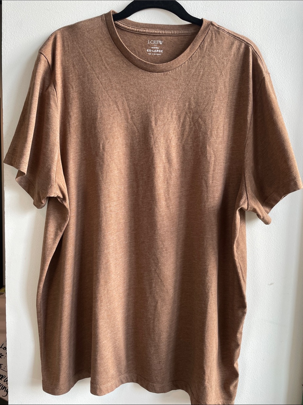 J. Crew Brown Short Sleeve Crewneck Tee